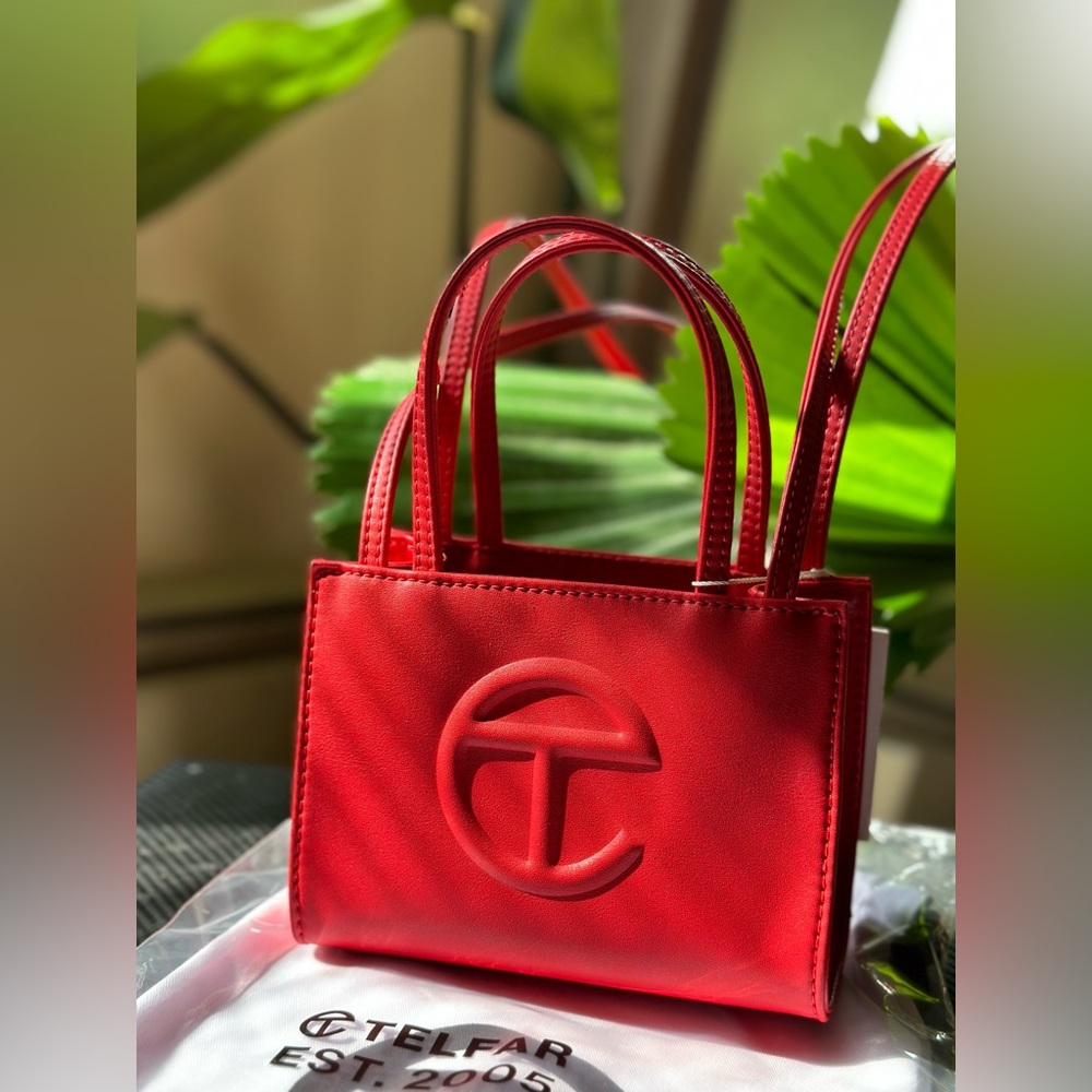 Red Telfar shopper (small)